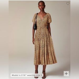 J Crew Leopard print dress